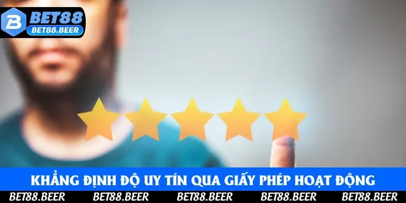 Khẳng định độ uy tín của Bet88 thông qua giấy phép hoạt động Khẳng định độ uy tín của Bet88 thông qua giấy phép hoạt động