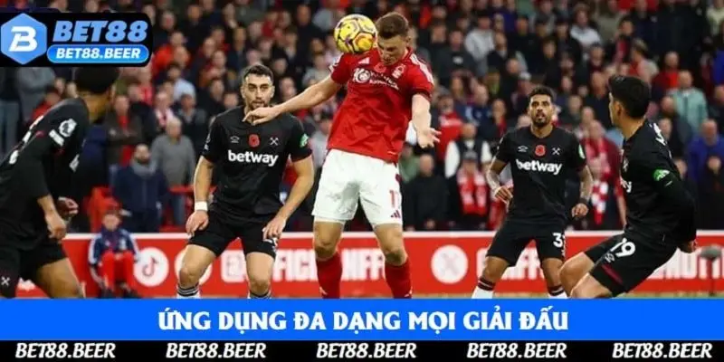 Phần mềm có đầy đủ phân tích của mọi giải bóng trên thế giới